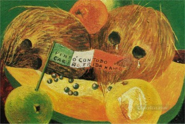 Cocos Llorones o Lágrimas de Coco feminismo Frida Kahlo Pinturas al óleo